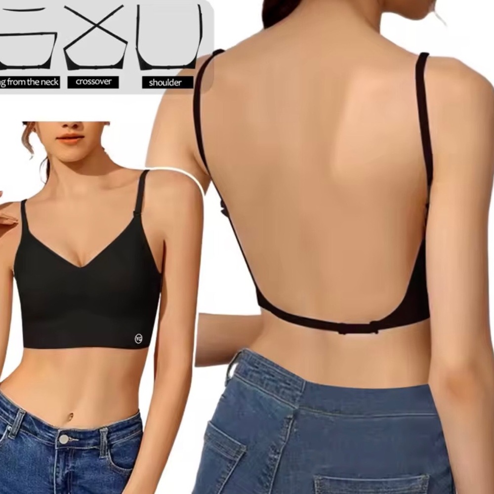 Black Seamless Bralette - Women Intimates Size M NWT